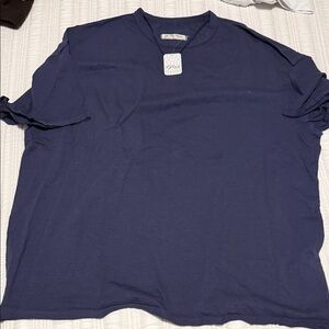 FP Navy Blue oversized Shirt